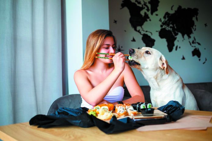 If your dog is snacking on tuna-based sushi, you’ve got quite a lucky dog.